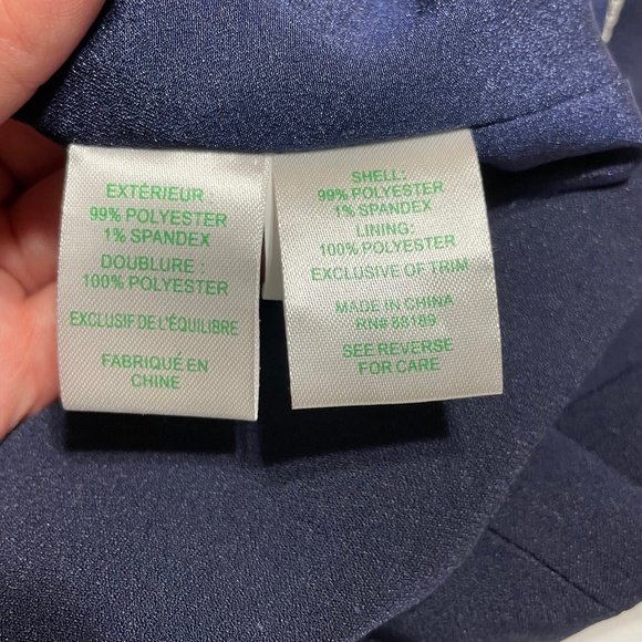 Lilly Pulitzer Britnee Dress NEW Navy Blue Ruffle Lace Back Cocktail Short - Picture 4 of 10